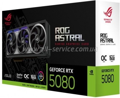  ASUS GeForce RTX5080 16GB ROG ASTRAL OC GAMING (ROG-ASTRAL-RTX5080-O16G-GAMING)