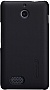 Чехол NILLKIN Sony Xperia E1 - Super Frosted Shield (Black)