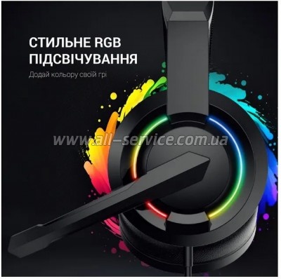  GamePro HS299 RGB Black (HS299)