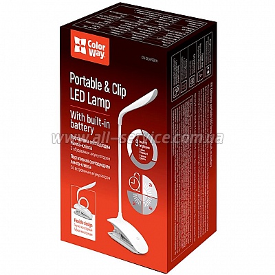   ColorWay Flexible & Clip White (CW-DL04FCB-W)