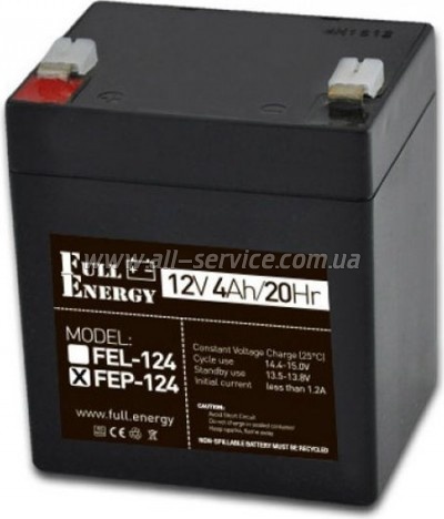 �������������� ������� � ��� Full Energy 12V 4Ah (FEP-124)