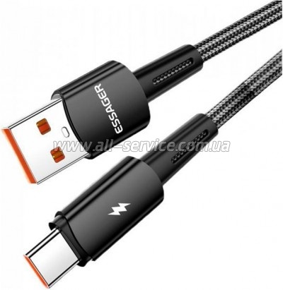 ���� ������ USB 2.0 AM to USB-C 2.0m 120W black Essager (EXC120-CGA01-P)