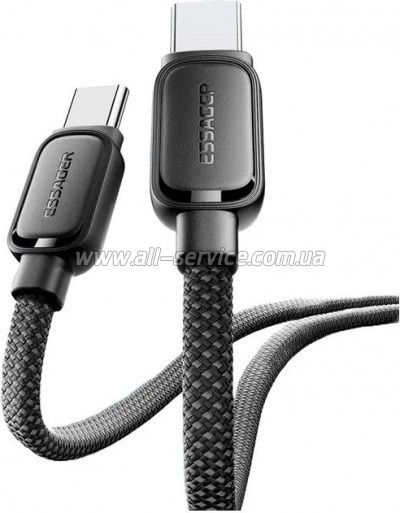 ���� ������ USB-C to USB-C 1.0m 100W black Essager (EXCTT1-TD01-P)