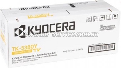 �����-�������� TK-5380 Kyocera Ecosys PA4000/ MA4000 Yellow (1T02Z0ANL0)