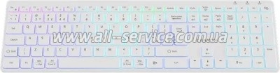  Canyon HKB-W11 Slim Dual Mode Wireless/Bluetooth RGB UA White (CNS-HBTK11W)