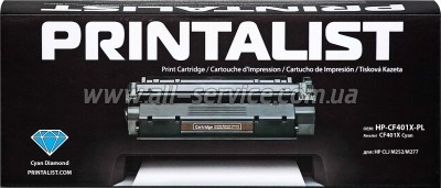  PRINTALIST HP LJ M252/ M277  CF401X Cyan (HP-CF401X-PL)