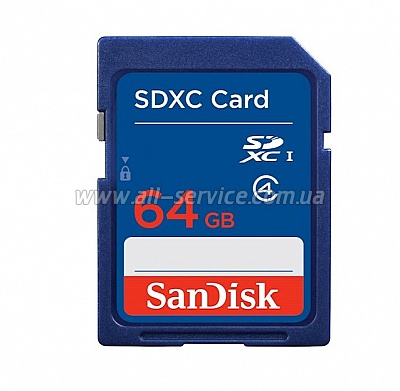 Карта памяти 64GB SANDISK SDXC Class 4 (SDSDB-064G-B35) Карта памяти 64GB SANDISK SDXC Class 4 (SDSDB-064G-B35)