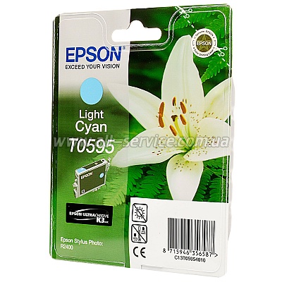 Картридж Epson StPhoto R2400 light cyan (C13T05954010) Картридж Epson StPhoto R2400 light cyan (C13T05954010)