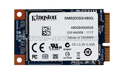 SSD  mSATA Kingston SMS200 480GB (SMS200S3/480G)