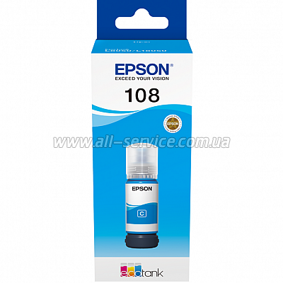   Epson 108 EcoTank L8050/ L18050 B/C/M/Y/LC/LM (SET108E)