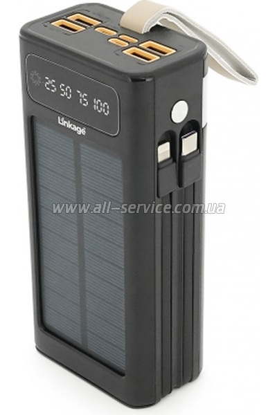 ������� ������������� Linkage 30000mAh Solar PD 22.5W Black (LKP-46)