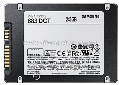 SSD  2.5" Samsung 883DCT Enterprise 240GB SATA (MZ-7LH240NE)