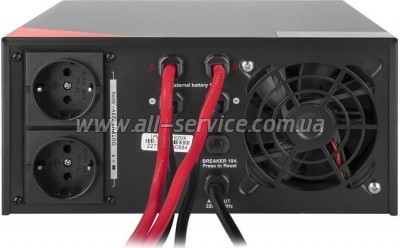  LogicPower LPM - PSW-1500VA, 1050W, Black (22754)