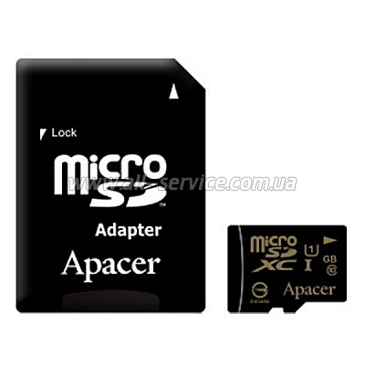   APACER microSDXC 128GB UHS-I U1 +  (AP128GMCSX10U1-R)
