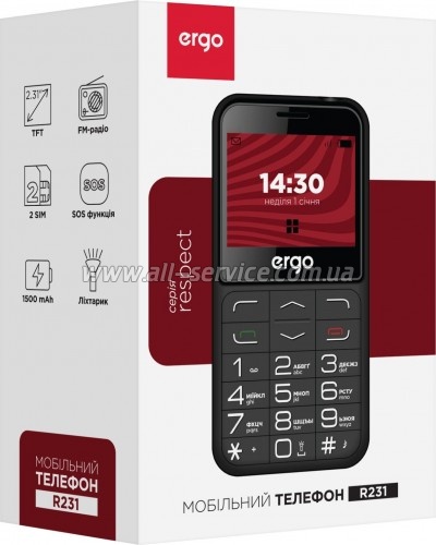   Ergo R231 Black