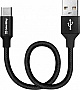 ���� ������ USB 2.0 AM to USB-C 0.25m black ColorWay (CW-CBUC048-BK)
