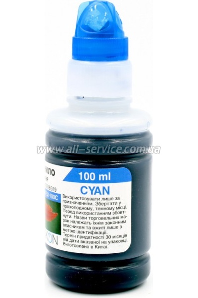  Makkon HP Ink Tank 115/ 310/ 315/ 318/ 319 100  cyan (IMN-HP-GT52-100C)