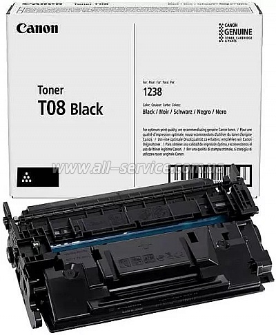   T08 Canon i-SENSYS X1238/ 1238Pr/ 1238i/ 1238iF/ X1127 (3010C006)