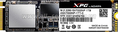 SSD  ADATA 1TB XPG SX7000 M.2 NVMe PCIe 3.0 x4 2280 3D TLC (ASX7000NP-1TT-C)