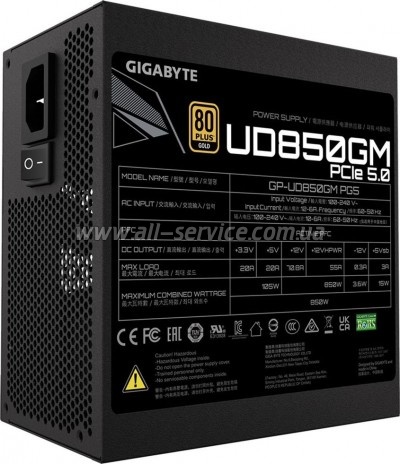   GIGABYTE 850W (GP-UD850GM PG5)