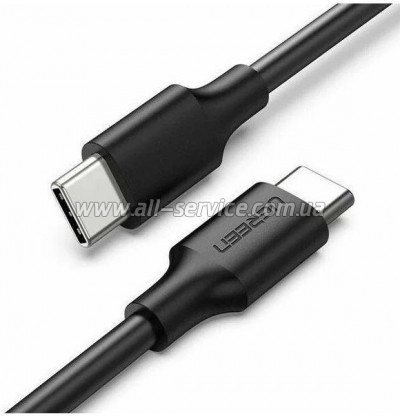 ���� ������ USB-C to USB-C 2.0m US286 3A Black Ugreen (10306)