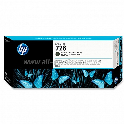  HP 728 DJ T730/ T830 Matte Black (F9J68A)