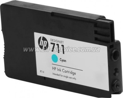  HP 711 DesignJet 120/ 520 Cyan (CZ130A)
