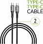 ���� ������ USB-C to USB-C 2.0m CBGPD100WTT2 100W Intaleo (1283126559570)