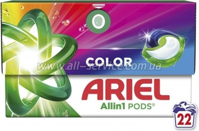 ������� ��� ������ Ariel Pods All-in-1 Color ��� �������� 22 ��. (8700216765336)