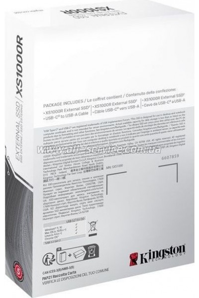  SSD USB-C 1TB Kingston (SXS1000R/1000G)