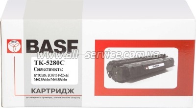 �������� BASF Kyo�era Mita ECOSYS P6235/ TK-5280C ������ 1T02TWCNL0 Cyan (BASF-KT-TK5280C)