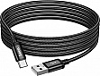 ���� ������ USB 2.0 AM to USB-C 3.0m X91 Radiance black HOCO (6931474788726)