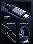 ���� ������ USB-C to USB-C 2.0m 240W 10Gbps braided black Ugreen (95619)