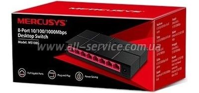   Mercusys MS108G