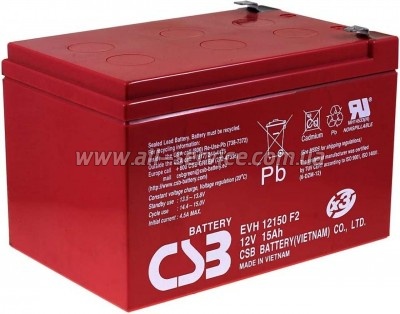    CSB EVH12150, 12V 15Ah (EVH12150)