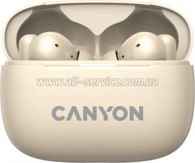 �������� Canyon TWS-10 OnGo ANC ENC Beige (CNS-TWS10BG)