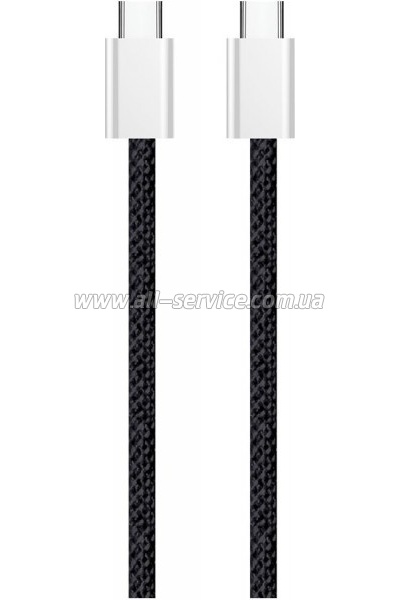���� ������ ColorWay USB-C to USB-C 1.0m 60W 3.0� black (CW-CBPDCC061-BK)