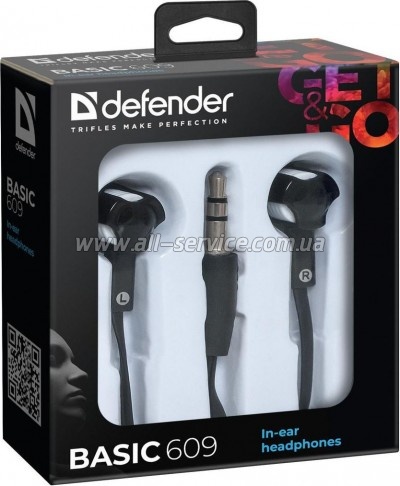 �������� Defender Basic 609 Black-White (63609)