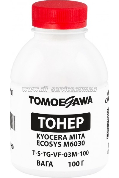 Тонер Tomoegawa Kyocera Mita Ecosys M6030 бутль 100г Magenta (TSM-VF-03M-100) Тонер Tomoegawa Kyocera Mita Ecosys M6030 бутль 100г Magenta (TSM-VF-03M-100)