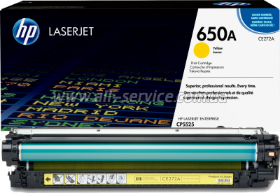 �������� ��������� HP 650A HP CLJ CP5520/ CP5525/ Enterprise M750 Yellow (CE272A)
