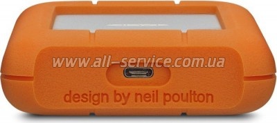  2TB LACIE USB-C External Orange (STFR2000800)