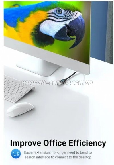 ���� ������ USB 2.0 AM/AF 2.0m black Vention (CBHBH)