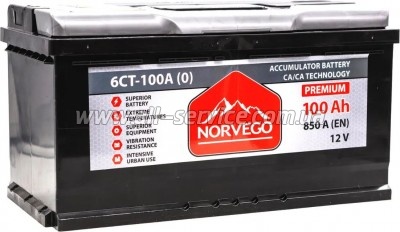   NORVEGO  Premium 100A + (0) (850 )