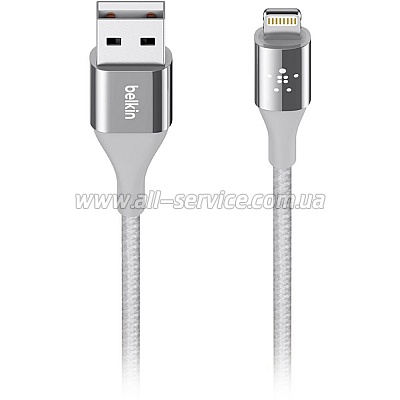  BELKIN MIXIT DuraTek Lightning to USB 1.2 (F8J207bt04-SLV)