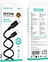 ���� ������ USB-C to USB-C 2.0m 60W Lenny silicone BX113 black BOROFONE (6941991115516)