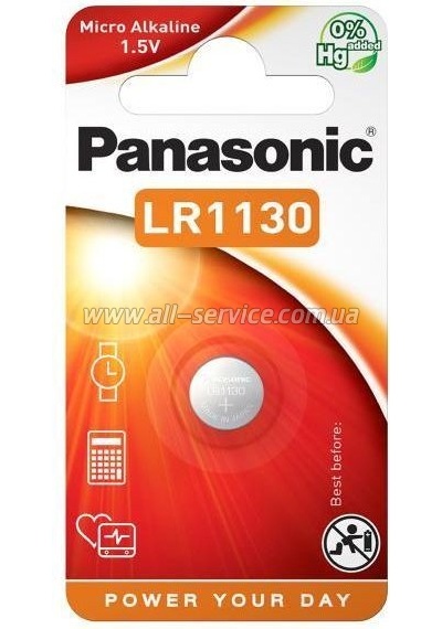  Panasonic V10GA/ AG10/ RW49/ G10/ GP89A/ LR54/ LR-1130 (LR-1130EL/1B)