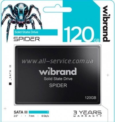 SSD 2.5" 120GB Spider Wibrand (WI2.5SSD/SP120GB)