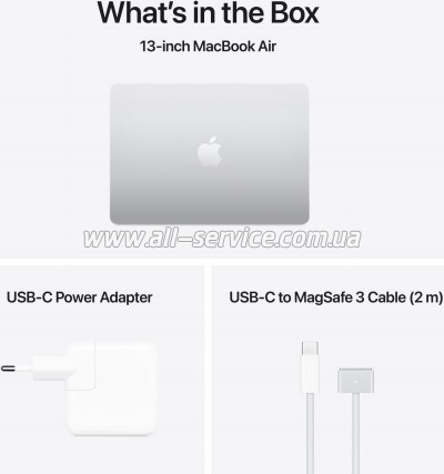  Apple MacBook Air 13 M4 A3240 Silver (MW0W3UA/A)
