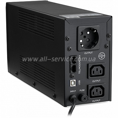  Vinga LED 650VA metal case with USB (VPE-650PRMU)