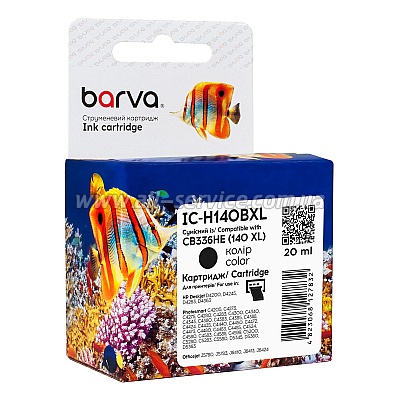  Barva HP 140XL black  CB336HE (IC-H140BXL)